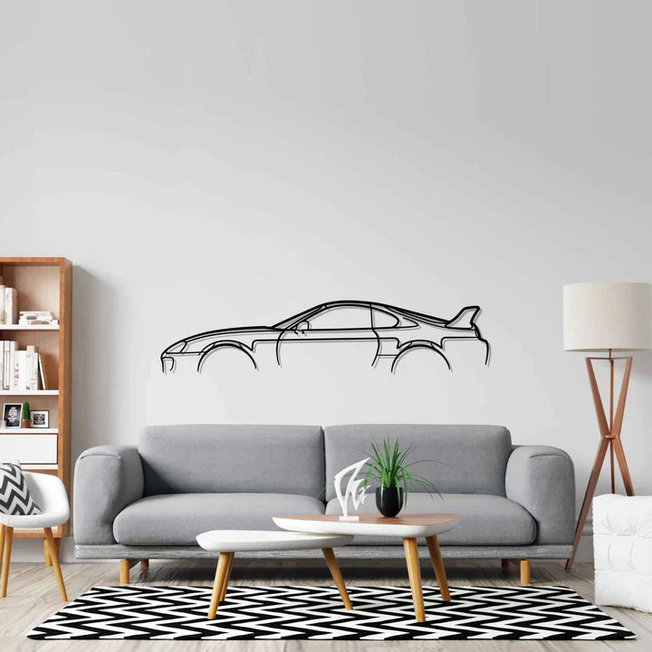 Supra Mk4 Silhouette Metal Wall Art
