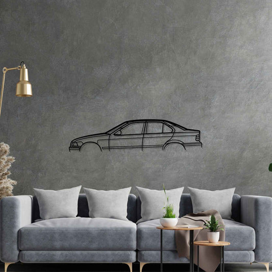 M3 E36 Silhouette Metal Wall Art