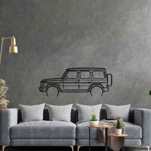 G63 AMG Silhouette Metal Wall Art