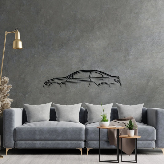 M3 E92 Silhouette Metal Wall Art